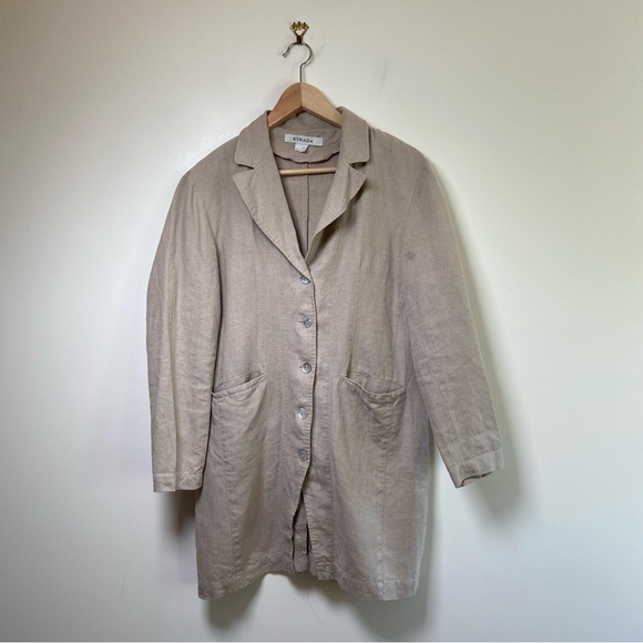 Vintage Strada Linen Chore Coat - Picture 1 of 7